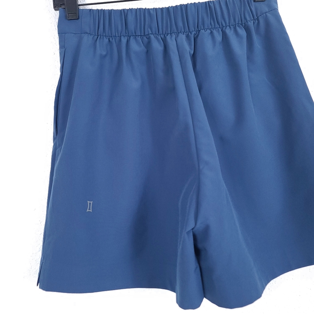 KIT AND ACE Women's Featherlight Shorts Relaxed Fit High Rise Blue - Picture 8 of 9